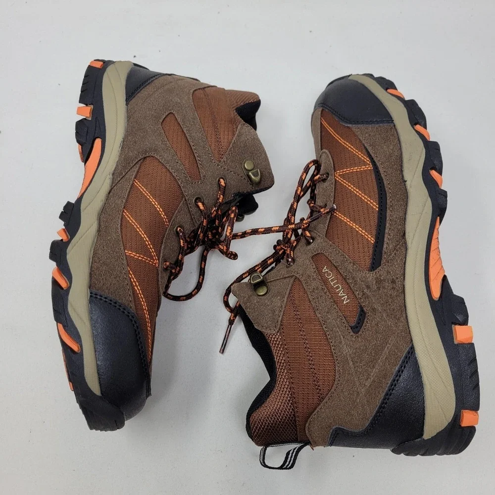 Nautica Boots‎ Mens Size 5 Brown River Rock Hiking Snow Winter Trail Ankle Boots